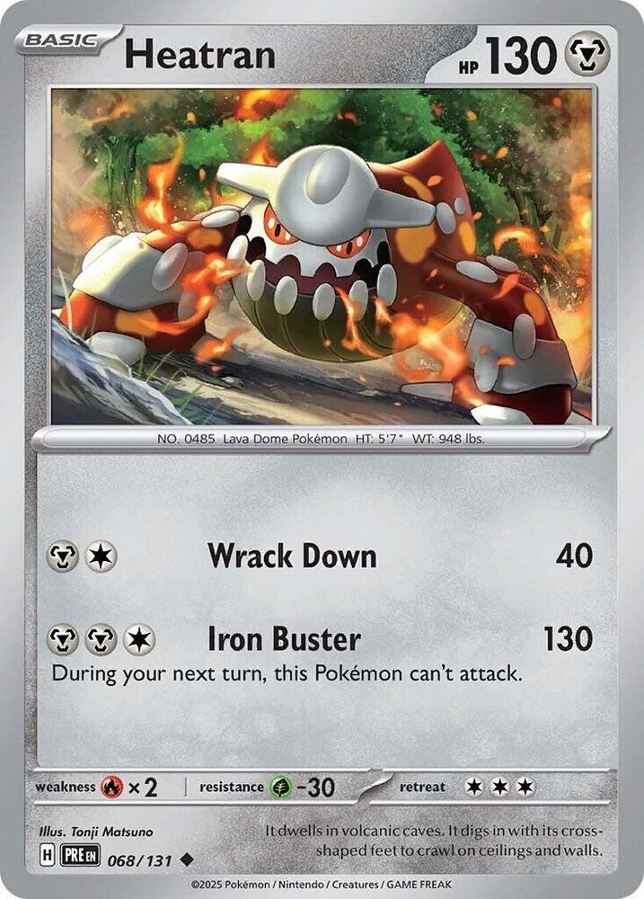 Heatran (068/131) [Scarlet & Violet: Prismatic Evolutions] | The Time Vault CA