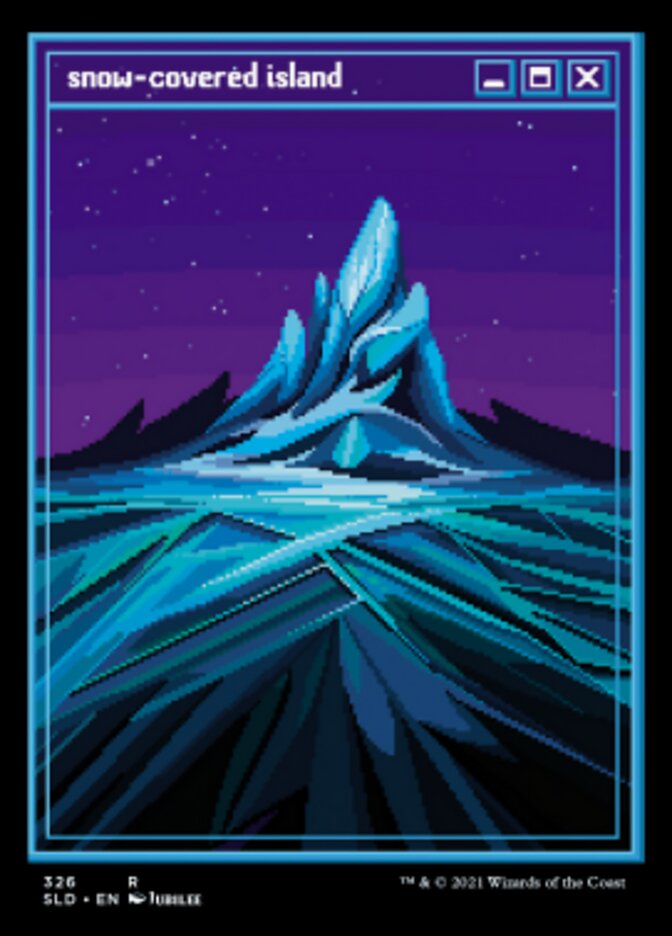 Snow-Covered Island (Foil Etched) [Secret Lair Drop Series] | The Time Vault CA