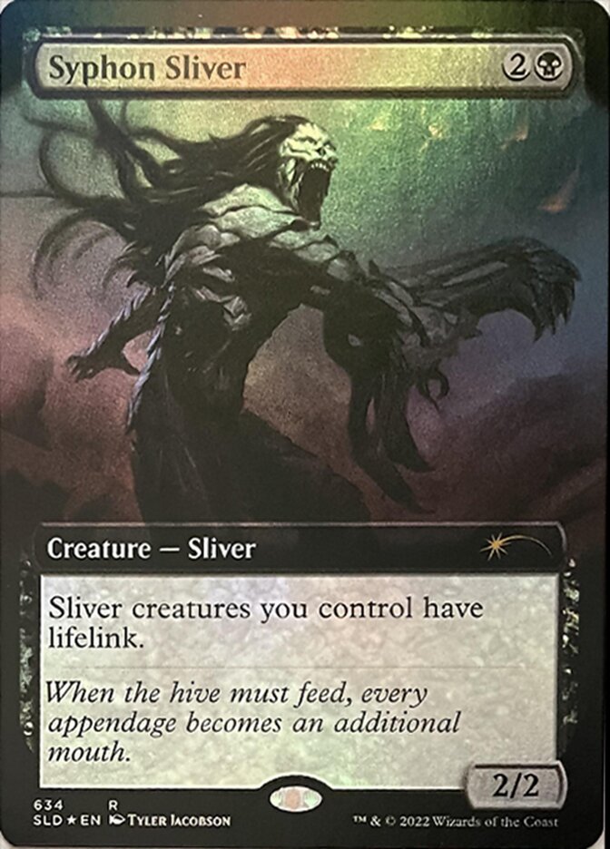 Syphon Sliver (Extended Art) [Secret Lair Drop Promos] | The Time Vault CA