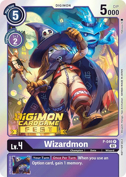 Wizardmon [P-046] (Digimon Card Game Fest 2022) [Promotional Cards] | The Time Vault CA