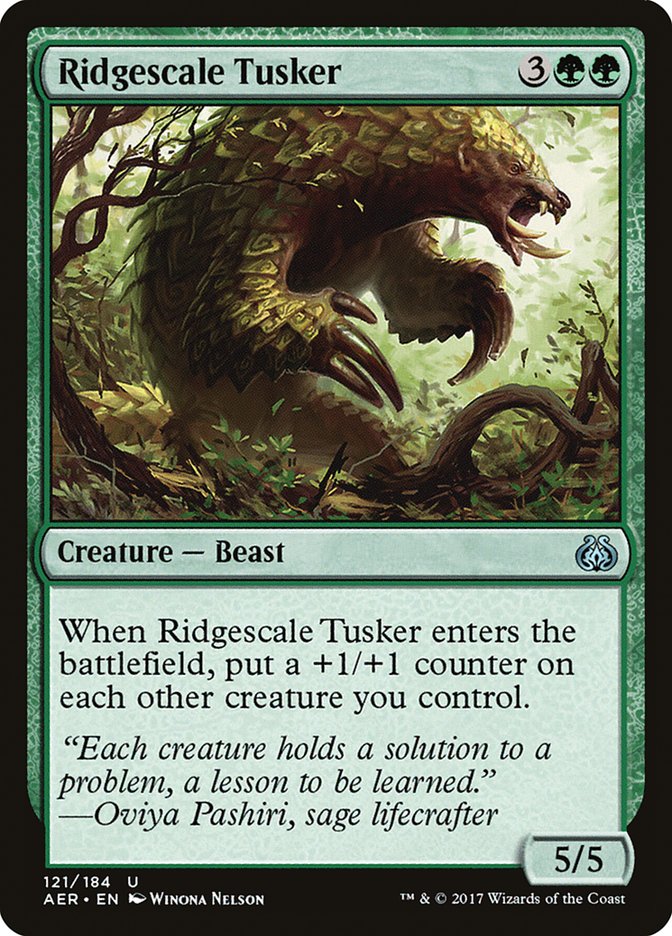 Ridgescale Tusker [Aether Revolt] | The Time Vault CA