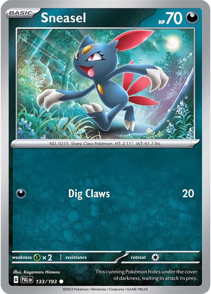 Sneasel (133/193) [Scarlet & Violet: Paldea Evolved] | The Time Vault CA