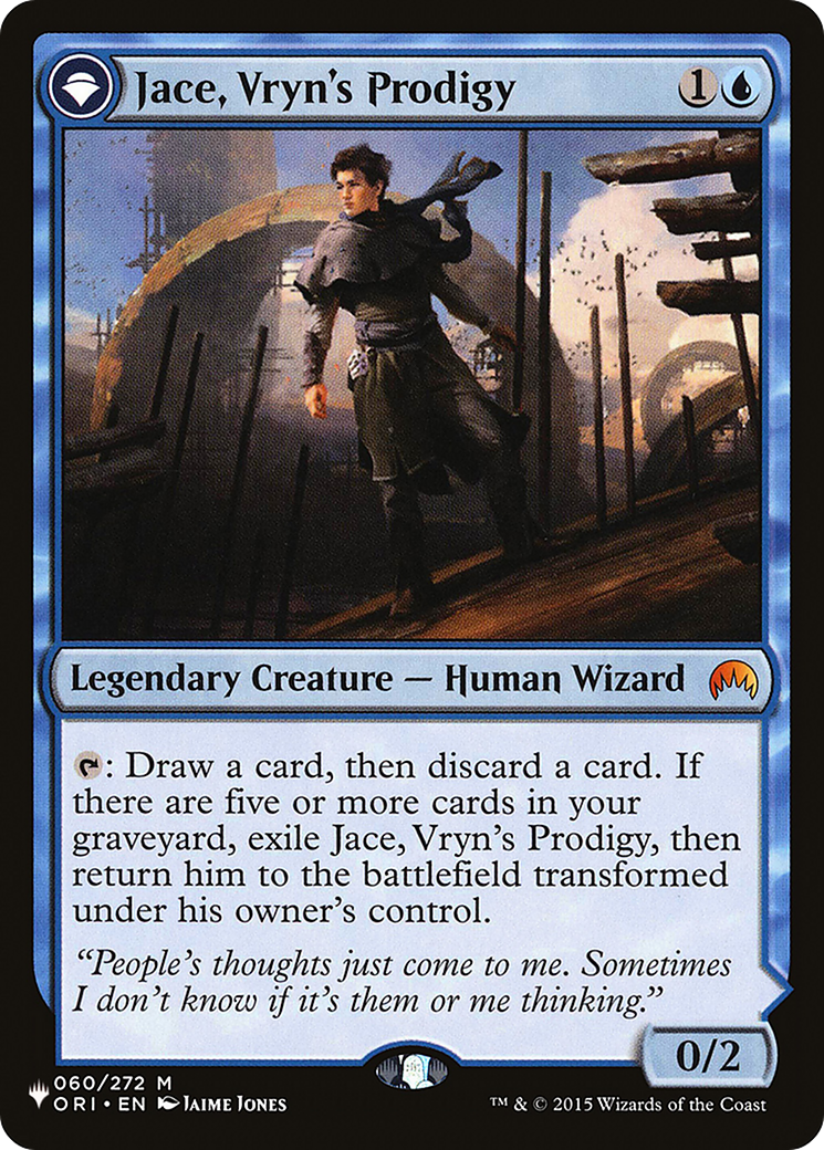 Jace, Vryn's Prodigy // Jace, Telepath Unbound [Secret Lair: From Cute to Brute] | The Time Vault CA