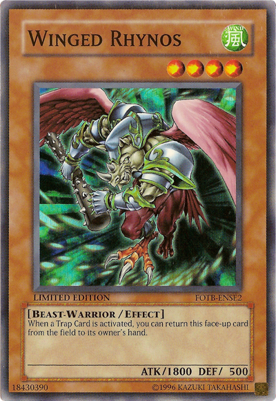 Winged Rhynos [FOTB-ENSE2] Super Rare | The Time Vault CA