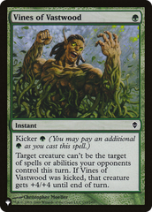 Vines of Vastwood [The List Reprints] | The Time Vault CA