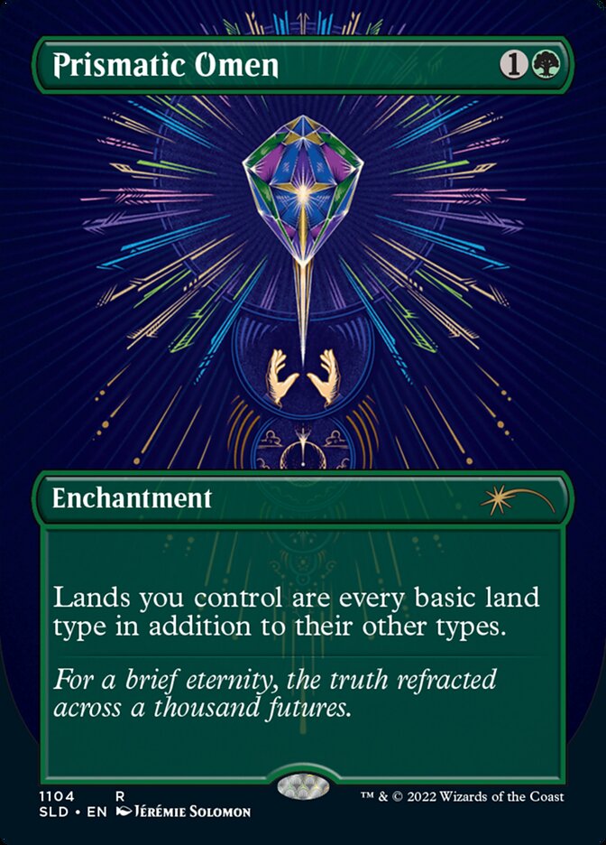 Prismatic Omen (Borderless) [Secret Lair Drop Series] | The Time Vault CA