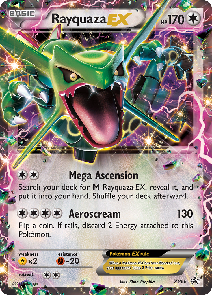 Rayquaza EX (XY66) [XY: Black Star Promos] | The Time Vault CA