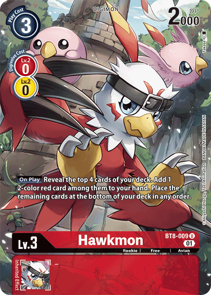 Hawkmon [BT8-009] (Alternate Art) [New Awakening] | The Time Vault CA