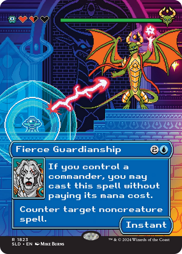 Fierce Guardianship (Rainbow Foil) [Secret Lair Drop Series] | The Time Vault CA