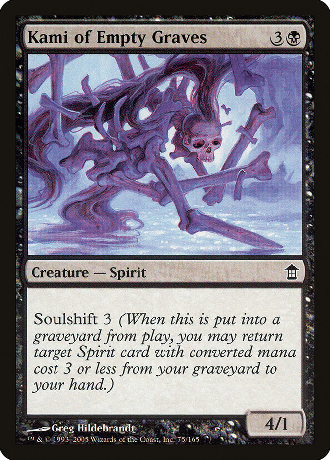 Kami of Empty Graves [Saviors of Kamigawa] | The Time Vault CA