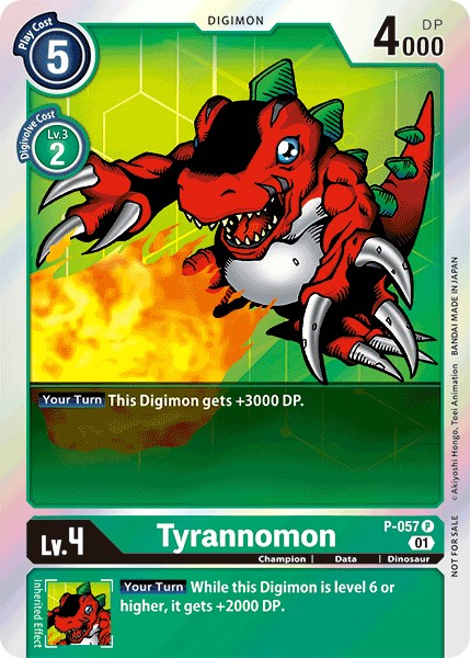 Tyrannomon [P-057] (Official Tournament Pack Vol.4) [Promotional Cards] | The Time Vault CA