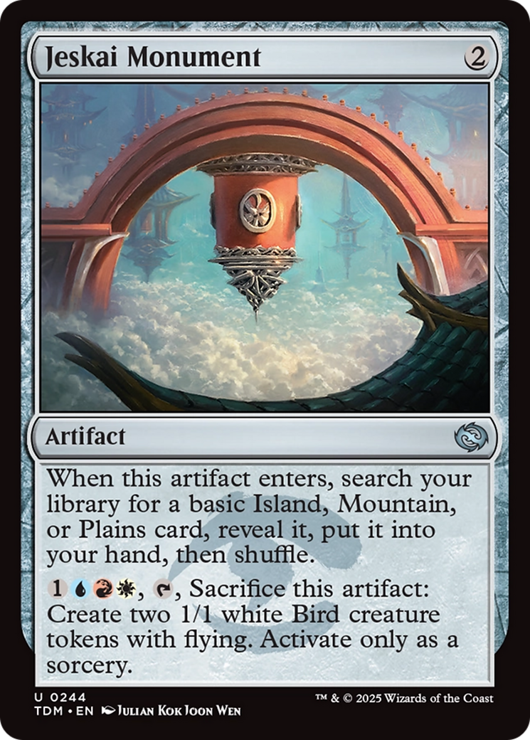 Jeskai Monument [Tarkir: Dragonstorm] | The Time Vault CA