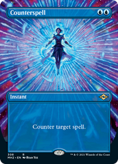 Counterspell (Borderless Alternate Art) [Modern Horizons 2] | The Time Vault CA