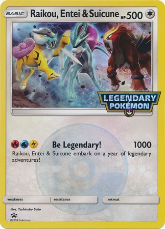 Raikou, Entei & Suicune (Jumbo Card) [Miscellaneous Cards] | The Time Vault CA