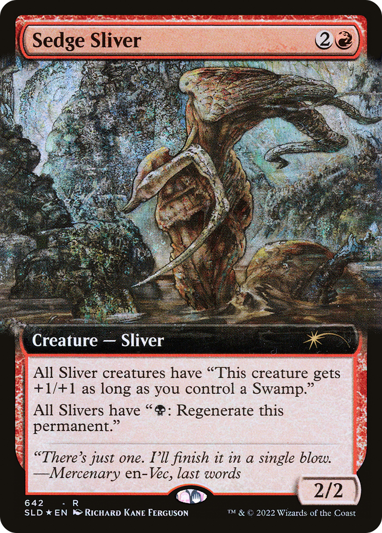 Sedge Sliver (Extended Art) [Secret Lair Drop Promos] | The Time Vault CA