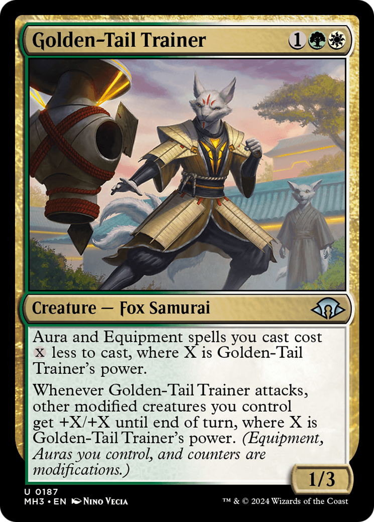 Golden-Tail Trainer [Modern Horizons 3] | The Time Vault CA