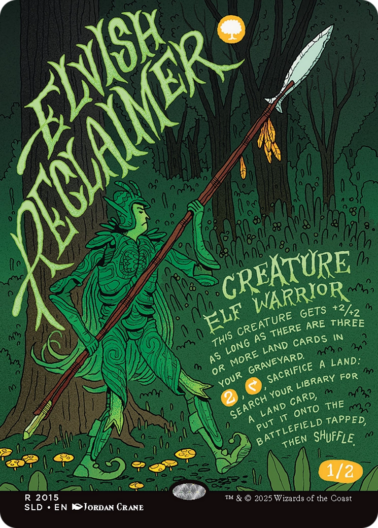 Elvish Reclaimer [Secret Lair Drop Series] | The Time Vault CA