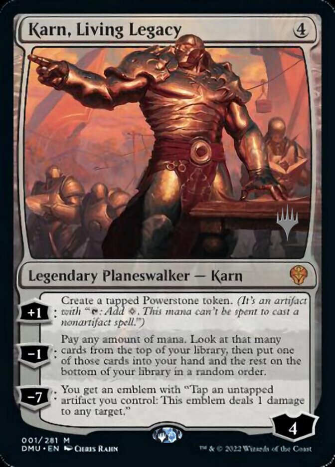 Karn, Living Legacy (Promo Pack) [Dominaria United Promos] | The Time Vault CA