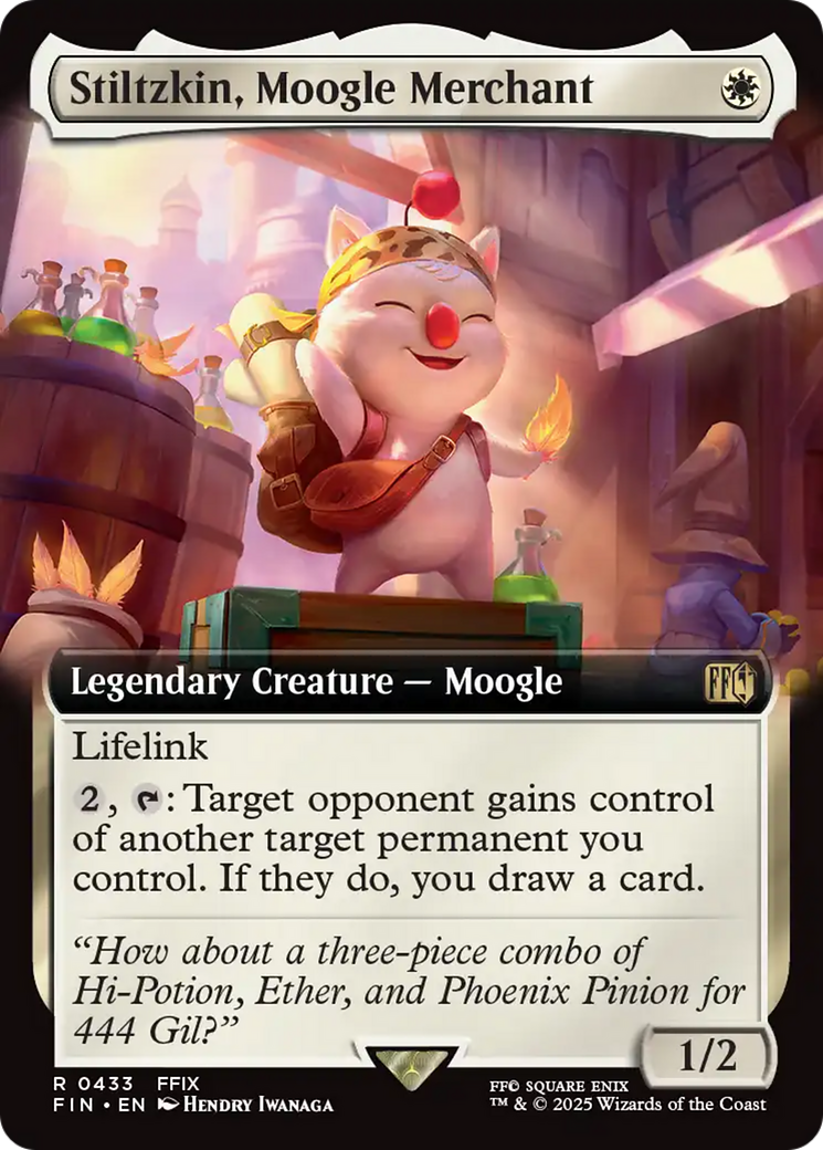 Stiltzkin, Moogle Merchant (Extended Art) [FINAL FANTASY] | The Time Vault CA