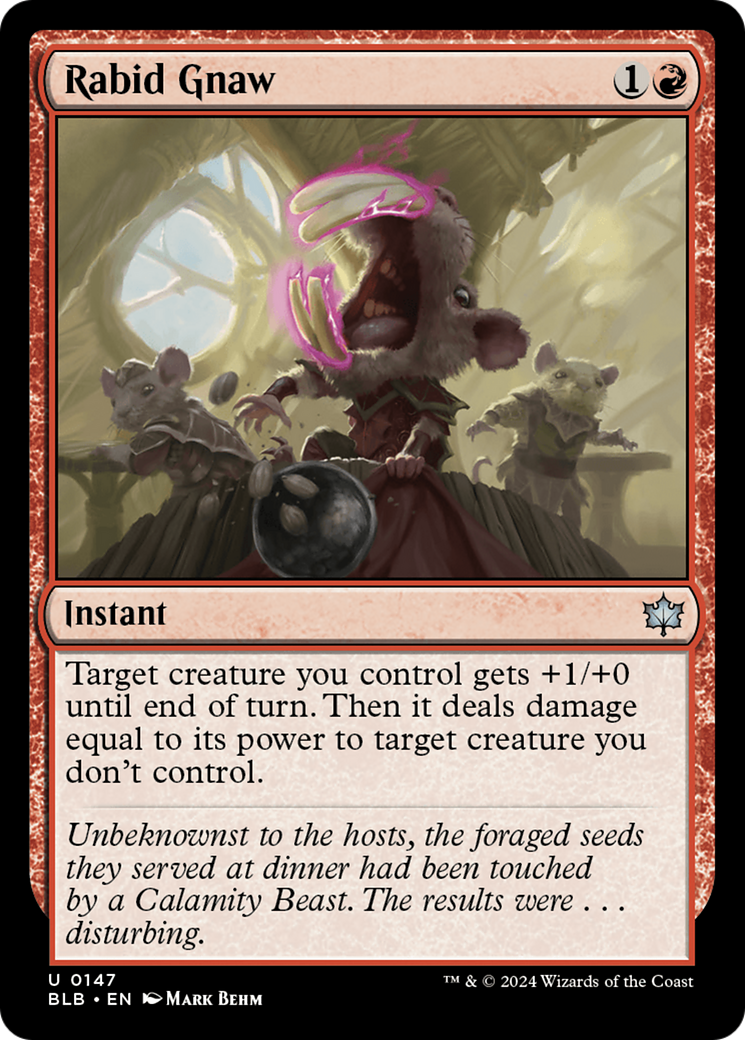 Rabid Gnaw [Bloomburrow] | The Time Vault CA