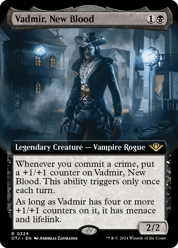 Vadmir, New Blood (Extended Art) [Outlaws of Thunder Junction] | The Time Vault CA