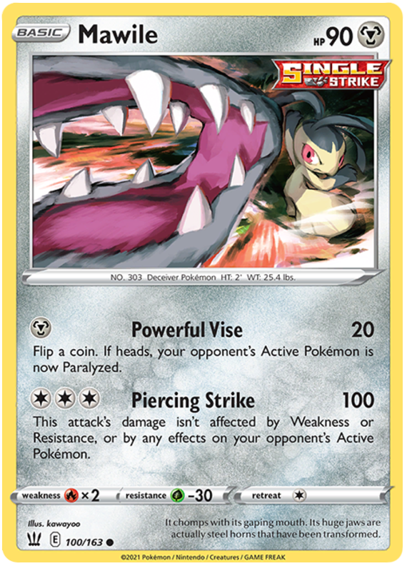 Mawile (100/163) [Sword & Shield: Battle Styles] | The Time Vault CA