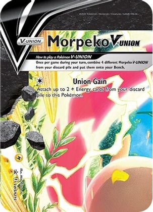Morpeko V-UNION (SWSH215) [Sword & Shield: Black Star Promos] | The Time Vault CA
