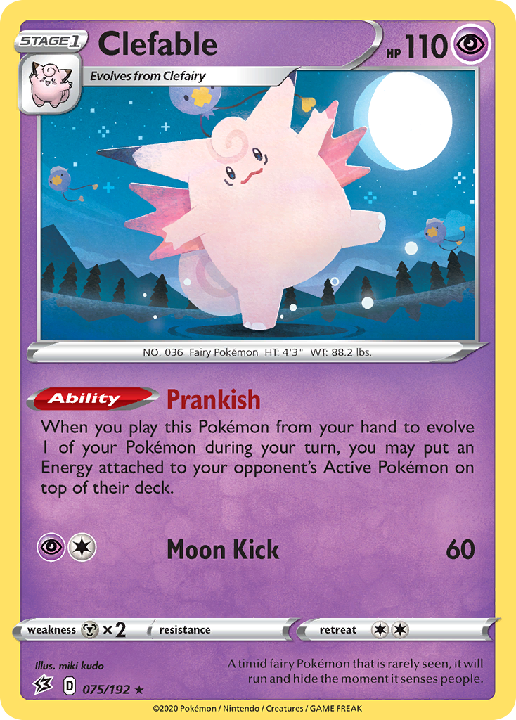 Clefable (075/192) [Sword & Shield: Rebel Clash] | The Time Vault CA