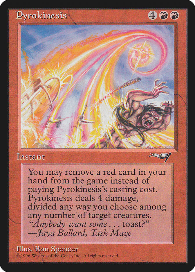 Pyrokinesis [Alliances] | The Time Vault CA