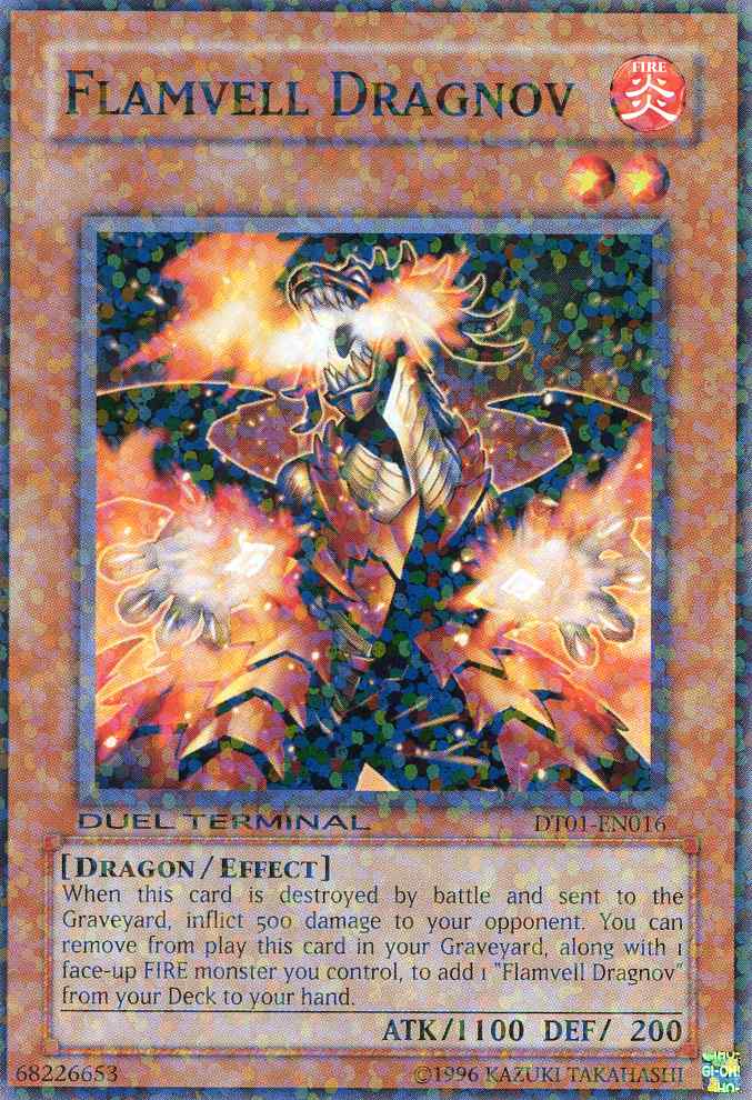 Flamvell Dragnov [DT01-EN016] Super Rare | The Time Vault CA