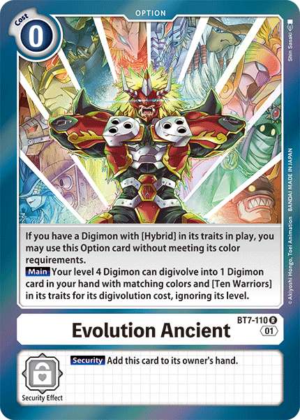 Evolution Ancient [BT7-110] [Next Adventure] | The Time Vault CA