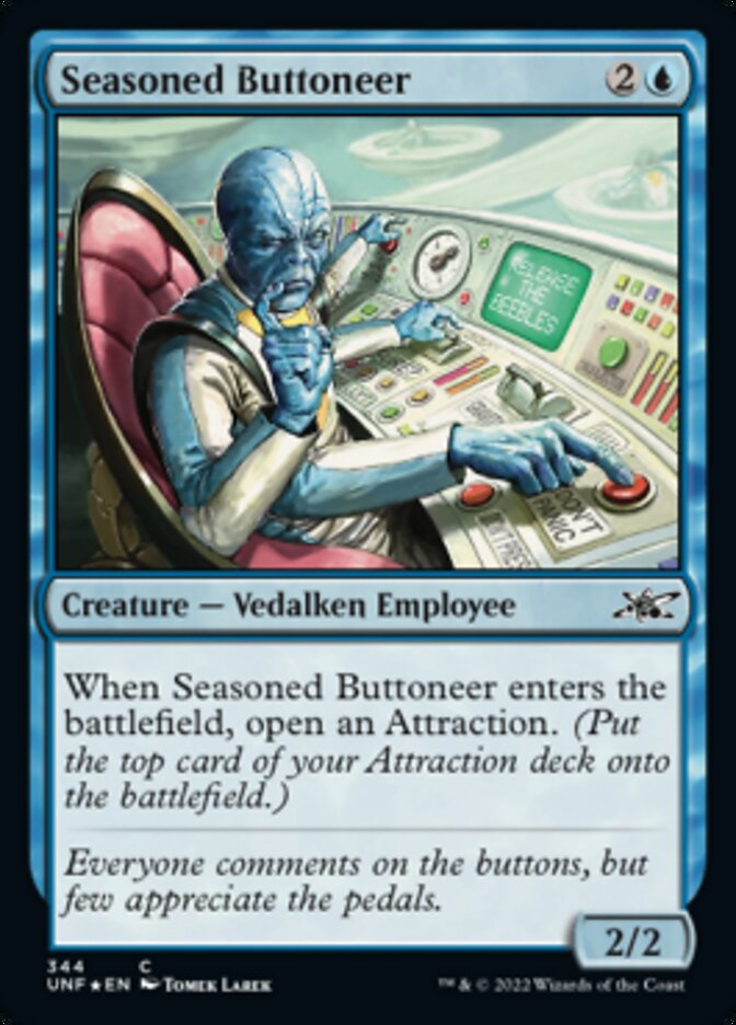 Seasoned Buttoneer (Galaxy Foil) [Unfinity] | The Time Vault CA