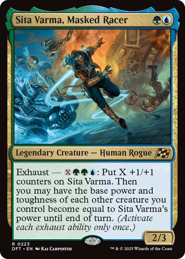 Sita Varma, Masked Racer [Aetherdrift] | The Time Vault CA