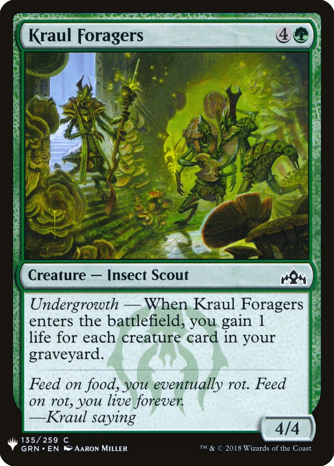 Kraul Foragers [Mystery Booster] | The Time Vault CA