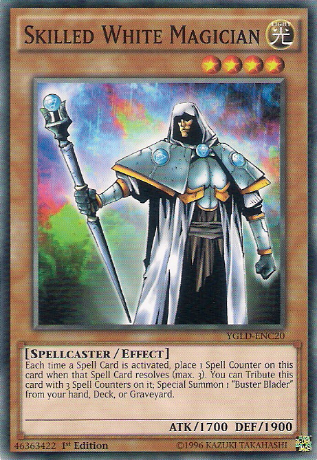 Skilled White Magician [YGLD-ENC20] Common | The Time Vault CA