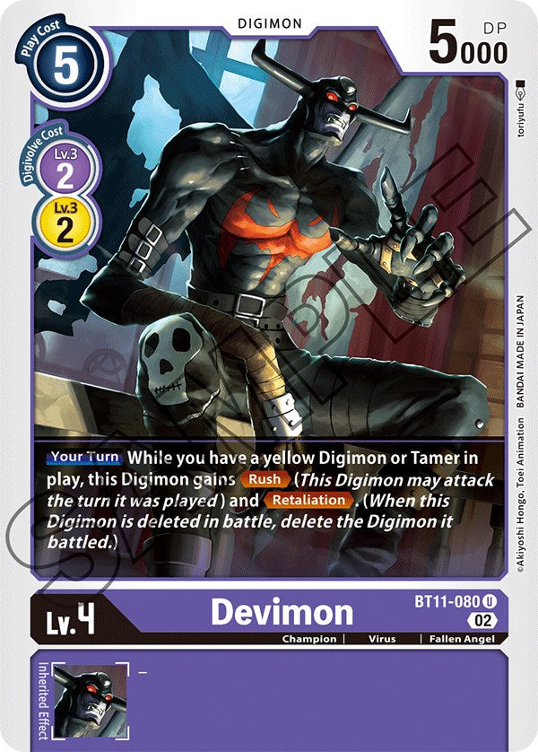 Devimon [BT11-080] [Dimensional Phase] | The Time Vault CA