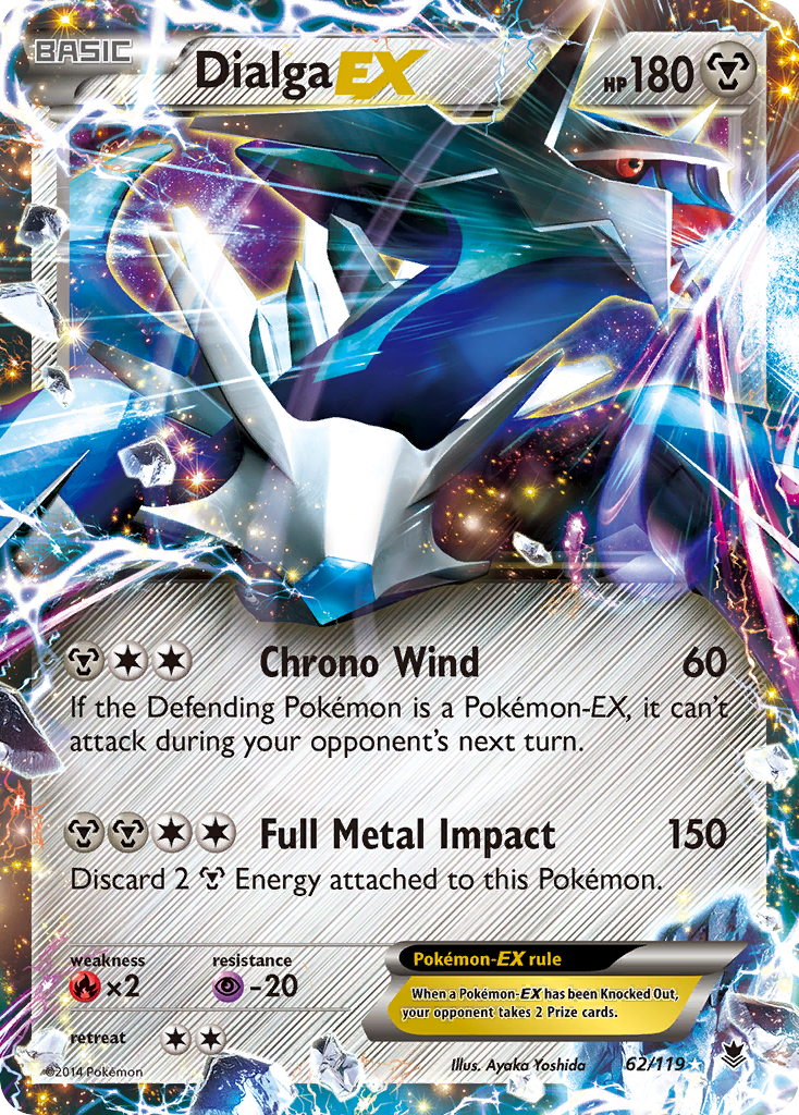 Dialga EX (62/119) [XY: Phantom Forces] | The Time Vault CA