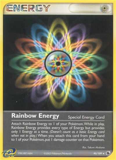 Rainbow Energy (95/109) [EX: Ruby & Sapphire] | The Time Vault CA