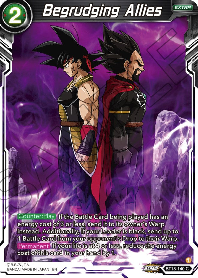 Begrudging Allies (BT18-140) [Dawn of the Z-Legends] | The Time Vault CA