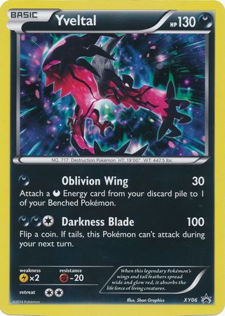 Yveltal (XY06) (Jumbo Card) [XY: Black Star Promos] | The Time Vault CA