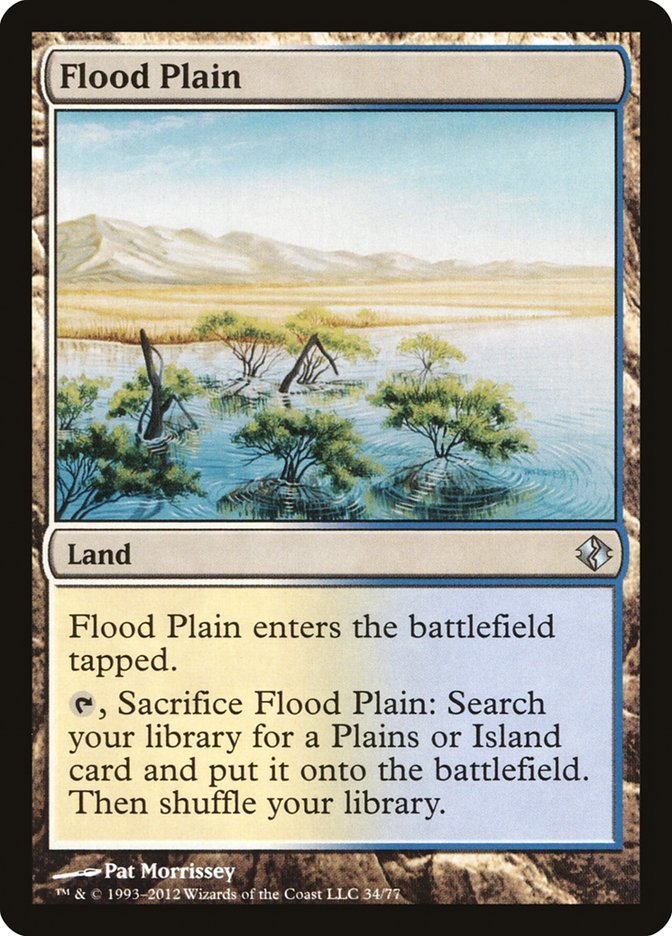 Flood Plain [Duel Decks: Venser vs. Koth] | The Time Vault CA