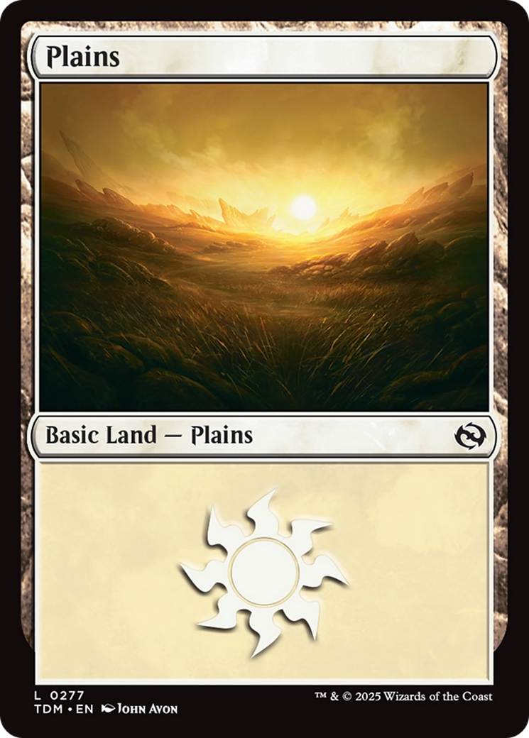 Plains (0277) [Tarkir: Dragonstorm] | The Time Vault CA