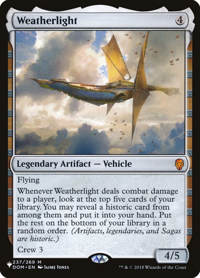 Weatherlight [The List] | The Time Vault CA