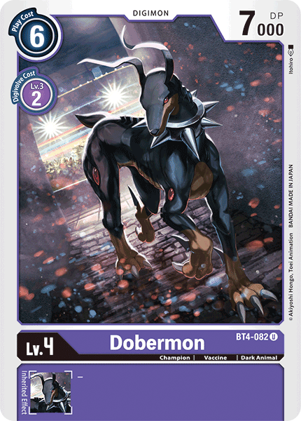 Dobermon [BT4-082] [Great Legend] | The Time Vault CA