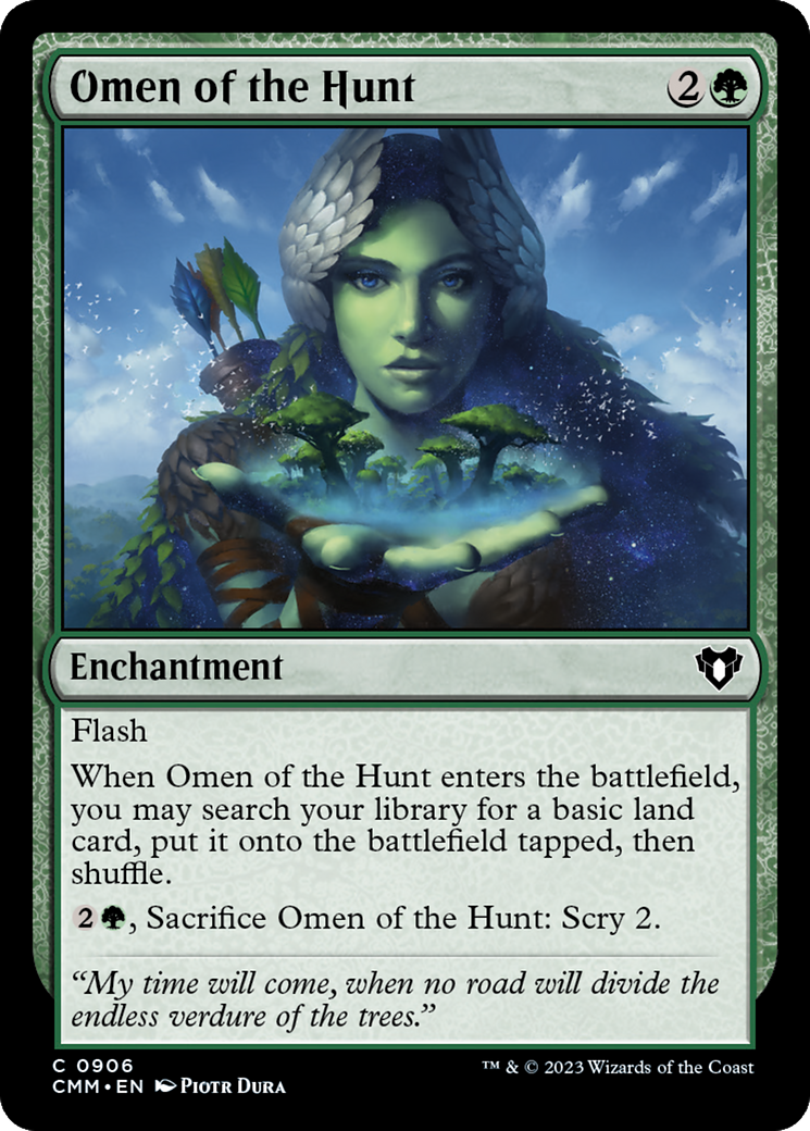 Omen of the Hunt [Commander Masters] | The Time Vault CA