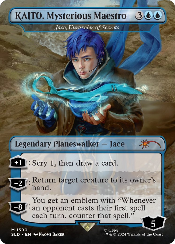 KAITO, Mysterious Maestro - Jace, Unraveler of Secrets [Secret Lair Drop Series] | The Time Vault CA