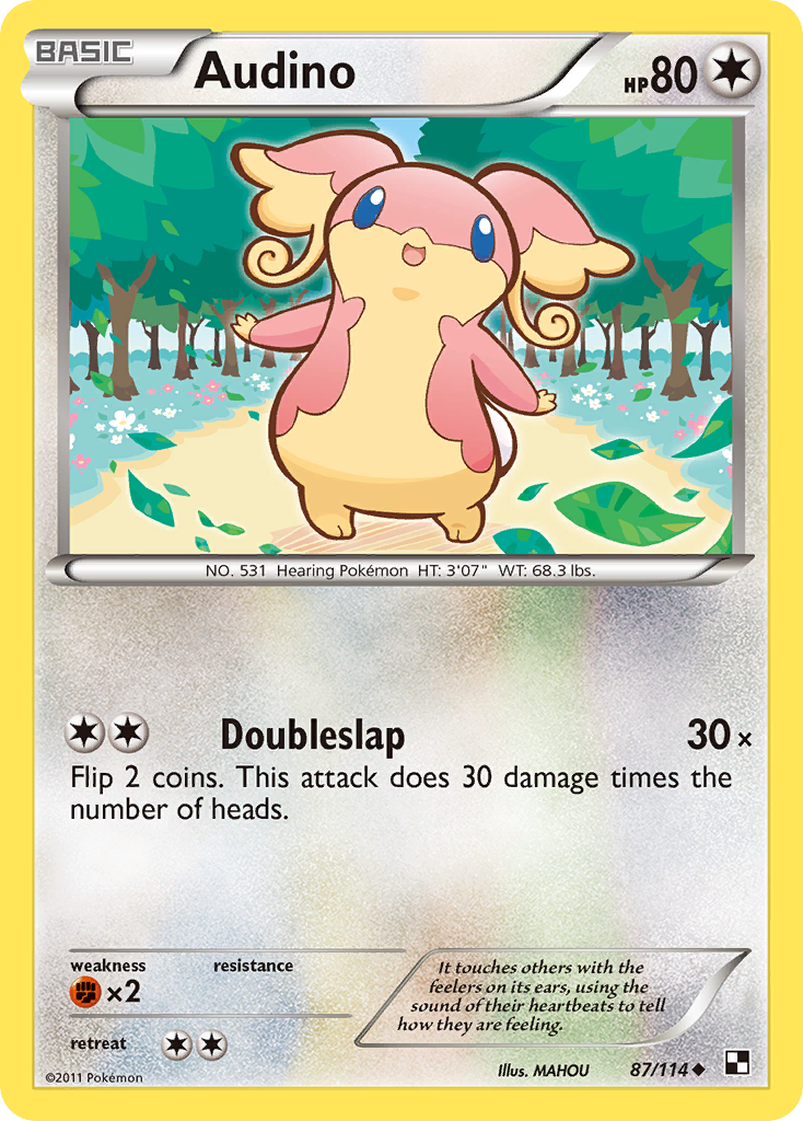 Audino (87/114) [Black & White: Base Set] | The Time Vault CA