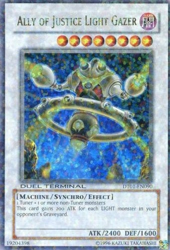 Ally of Justice Light Gazer [DT01-EN090] Ultra Rare | The Time Vault CA