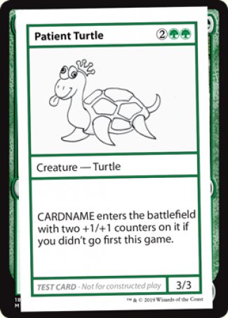 Patient Turtle (2021 Edition) [Mystery Booster Playtest Cards] | The Time Vault CA