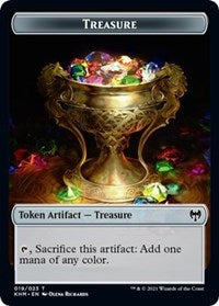 Treasure // Troll Warrior Double-Sided Token [Kaldheim Tokens] | The Time Vault CA
